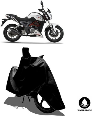 Amexride Waterproof Two Wheeler Cover for Benelli(TNT 25, Black)