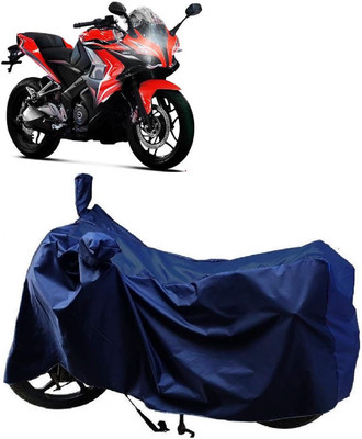 MMSSTAR Waterproof Two Wheeler Cover for Bajaj(Pulsar 200, Blue)