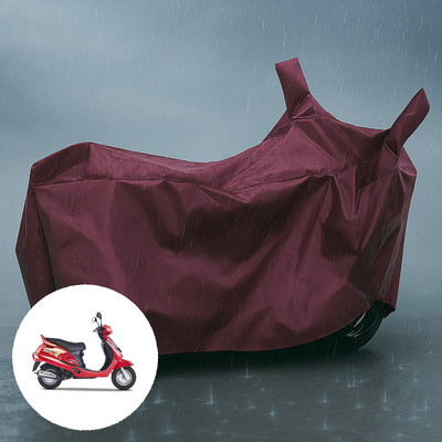 PAGORA Waterproof Two Wheeler Cover for Mahindra(Duro, Maroon)