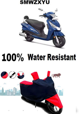 smwzxyu Waterproof Two Wheeler Cover for Hero(Destini 125, Red)