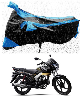 MMSSTAR Waterproof Two Wheeler Cover for Mahindra(Centuro, Blue, Black)