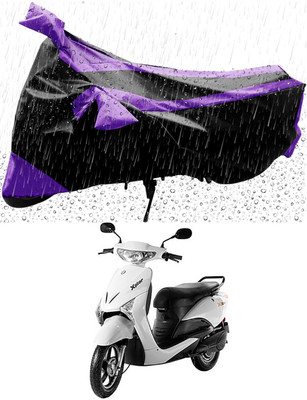 Mdstar Waterproof Two Wheeler Cover for Indus(Yo Xplor, Purple, Black)