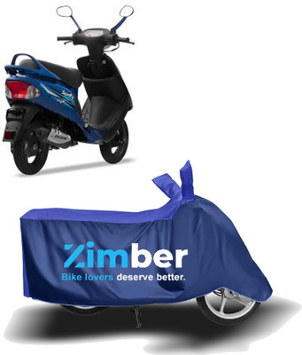 THE REAL ARV Two Wheeler Cover for TVS(Scooty Pep+, Blue, Blue)