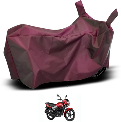 GOSHIV-car and bike accessories Waterproof Two Wheeler Cover for Yamaha(Saluto, Maroon)