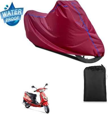 PAGORA Waterproof Two Wheeler Cover for Mahindra(Duro DZ, Maroon)