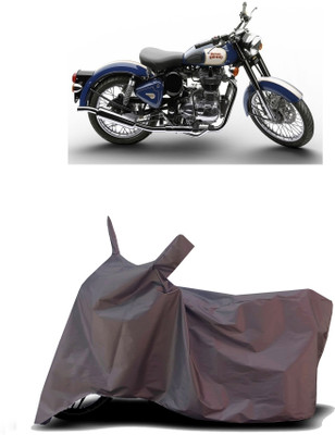 VESMEI Two Wheeler Cover for Royal Enfield(Bullet 500, Blue)