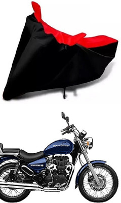 DSAMI Two Wheeler Cover for Royal Enfield(Thunderbird, Red, Black)