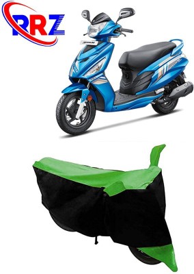 RRZ Waterproof Two Wheeler Cover for Hero(Maestro Edge, Black, Green)