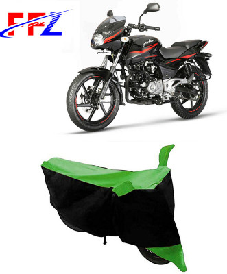 FFZ Two Wheeler Cover for Bajaj(Pulsar 180 DTS-i, Black, Green)
