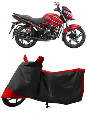 GROFATIK Two Wheeler Cover for Hero(Glamour i3s, Red)
