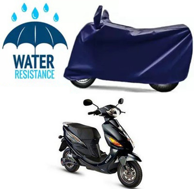 Mdstar Waterproof Two Wheeler Cover for Hero(Electric Cruz, Blue)
