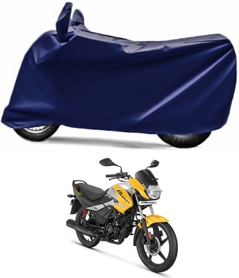 Genipap Two Wheeler Cover for Hero(Passion Pro TR, Blue)