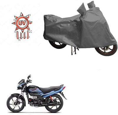 DeepShakshi AUTOMOTIVE Waterproof Two Wheeler Cover for Honda(Passion Pro, Grey)
