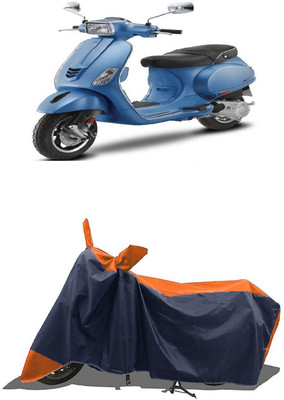 SUGASHRI Waterproof Two Wheeler Cover for Piaggio(Vespa SXL, Orange, Blue)