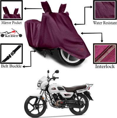 KEDIT Two Wheeler Cover for Universal For Bike(Radeon, Maroon)