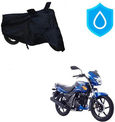 HYBRIDS COLLECTION Two Wheeler Cover for TVS(Flame SR125, Black)