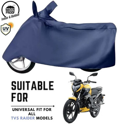 MADAFIYA Waterproof Two Wheeler Cover for TVS(Raider, Blue)
