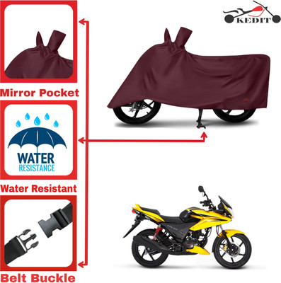 AASHTIK MART Two Wheeler Cover for Honda(CBF Stunner, Maroon)