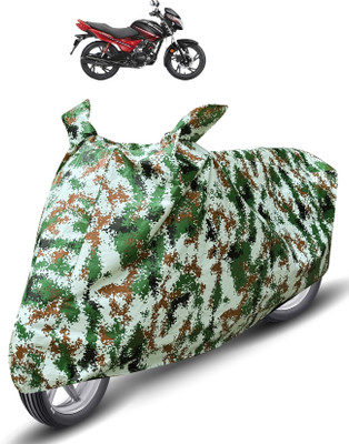 MOCKHE Waterproof Two Wheeler Cover for Hero(Glamour, Green)