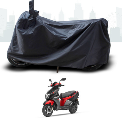 DeepShakshi AUTOMOTIVE Two Wheeler Cover for TVS(NTORQ, Black)