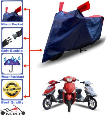 KEDIT Two Wheeler Cover for Hero(Electric Flash, Red, Blue)