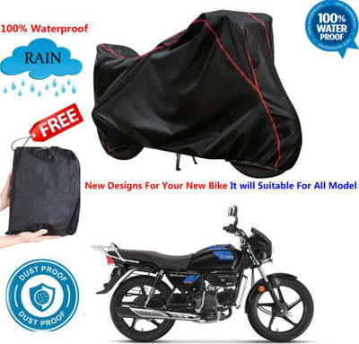 SThanaveX Waterproof Two Wheeler Cover for Hero(Splendor Pro, Black)