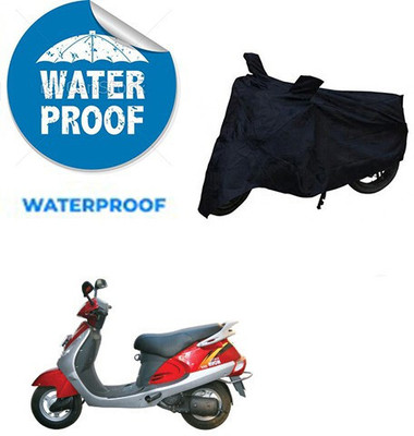 DeepShakshi AUTOMOTIVE Waterproof Two Wheeler Cover for Kinetic(Nova, Black)