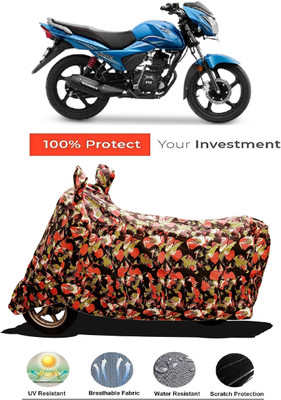 Amexride Two Wheeler Cover for TVS(Victor, Multicolor)