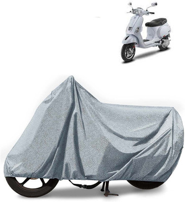Kingsway Waterproof Two Wheeler Cover for Piaggio(Vespa SXL, Silver)