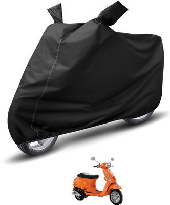 Auto Hub Waterproof Two Wheeler Cover for Vespa(Vespa SXL, Black)