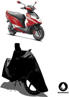 Amexride Waterproof Two Wheeler Cover for Hero(Dare BS6, Black)