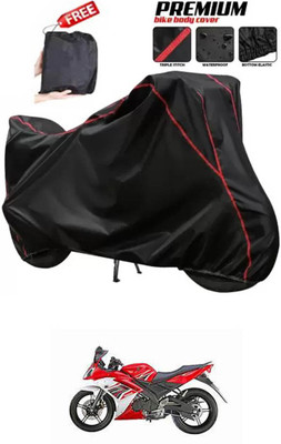 DeepShakshi AUTOMOTIVE Two Wheeler Cover for Yamaha(YZF R15 S, Black)