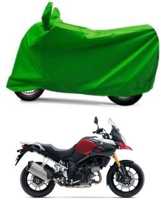 Furious3D Two Wheeler Cover for Suzuki(V Strom 1000, Green)