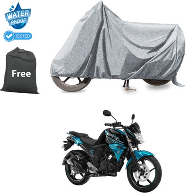 CODOKI Waterproof Two Wheeler Cover for Yamaha(FZ S FI (V 2.0), Silver)