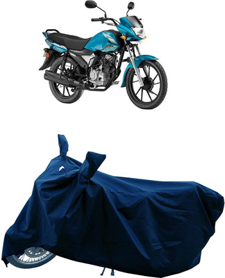 Mdstar Waterproof Two Wheeler Cover for Yamaha(Saluto BS6, Blue)