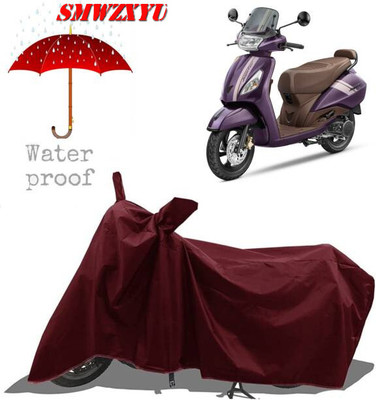 DeepShakshi AUTOMOTIVE Waterproof Two Wheeler Cover for Universal For Bike(Jupiter classic, Maroon)