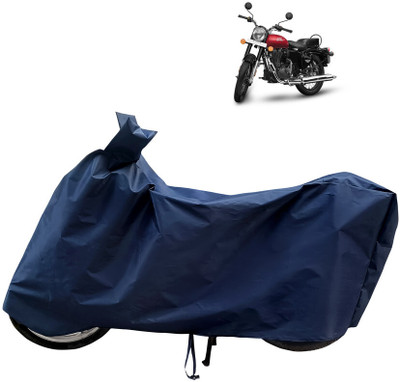 Horseyaart Waterproof Two Wheeler Cover for Royal Enfield(Bullet 350, Blue)