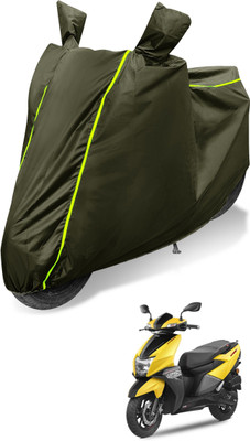 MOCKHE Waterproof Two Wheeler Cover for TVS(Ntorq 125, Green)