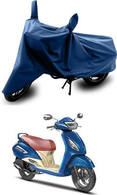DeepShakshi AUTOMOTIVE Waterproof Two Wheeler Cover for TVS(Jupiter, Blue)