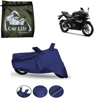 Car Life Waterproof Two Wheeler Cover for Suzuki(Gixxer SF 150, Blue)