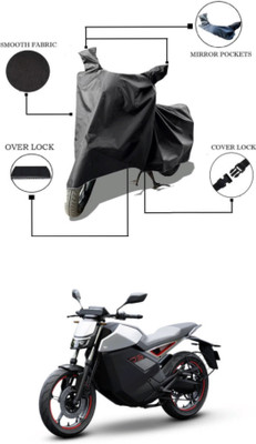 MMSSTAR Waterproof Two Wheeler Cover for Ola(Roadster, Black)