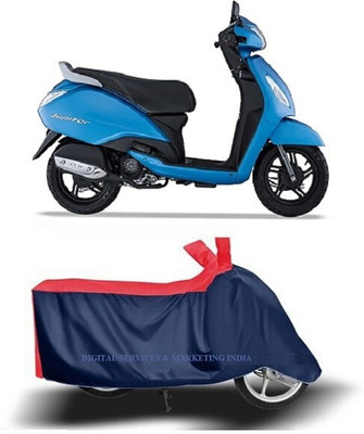 DeepShakshi AUTOMOTIVE Waterproof Two Wheeler Cover for TVS(Jupiter, Blue)