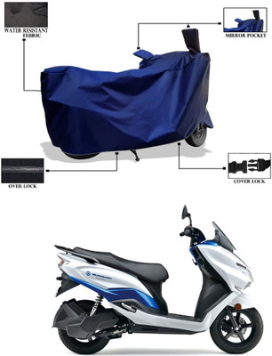 CODOKI Waterproof Two Wheeler Cover for Suzuki(Burgman Electric, Blue)