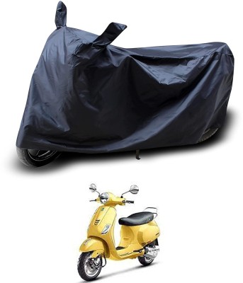 KEDIT Two Wheeler Cover for Vespa(Vespa VXL 125, Black)