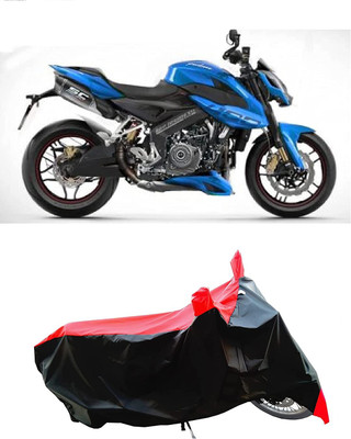 KEDIT Two Wheeler Cover for Bajaj(Pulsar SS400, Red)