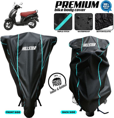 AutoGalaxy Waterproof Two Wheeler Cover for Suzuki(Access 125, Black)