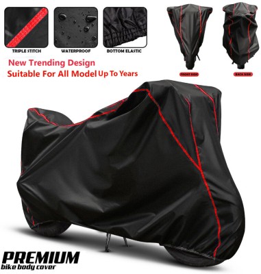 APNEK Waterproof Two Wheeler Cover for Honda(Dream Neo, Black, Red)