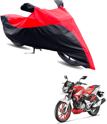 Motodreka Two Wheeler Cover for Hero(Xtreme 200R, Red, Black)
