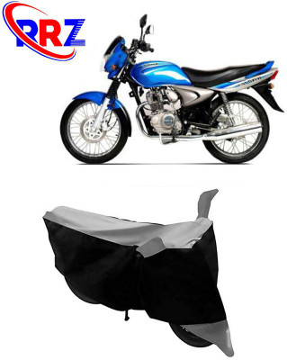 RRZ Waterproof Two Wheeler Cover for Bajaj(Wind 125, Black, Grey)