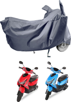 Amexride Two Wheeler Cover for Ampere(Reo Elite, Grey)
